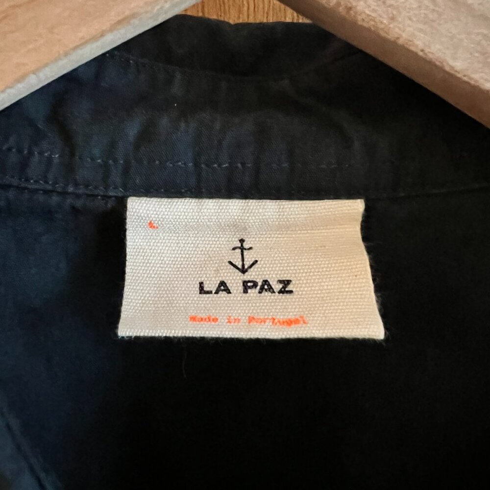 La Paz Alegre Boat Short Sleeve Shirt - Navy Men's Large - Picture 4 of 9